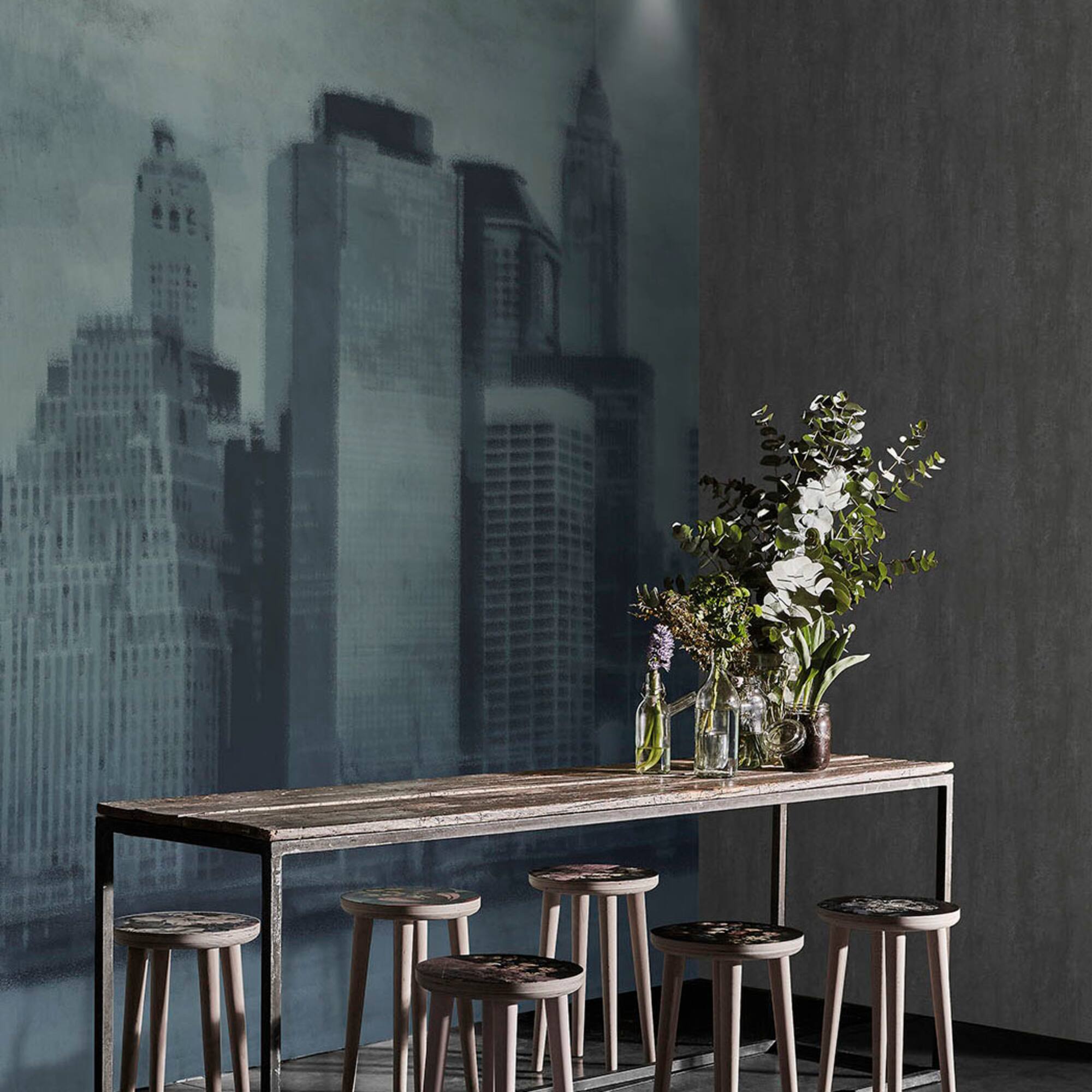 Designs Direct Skyline Haze Wall Mural